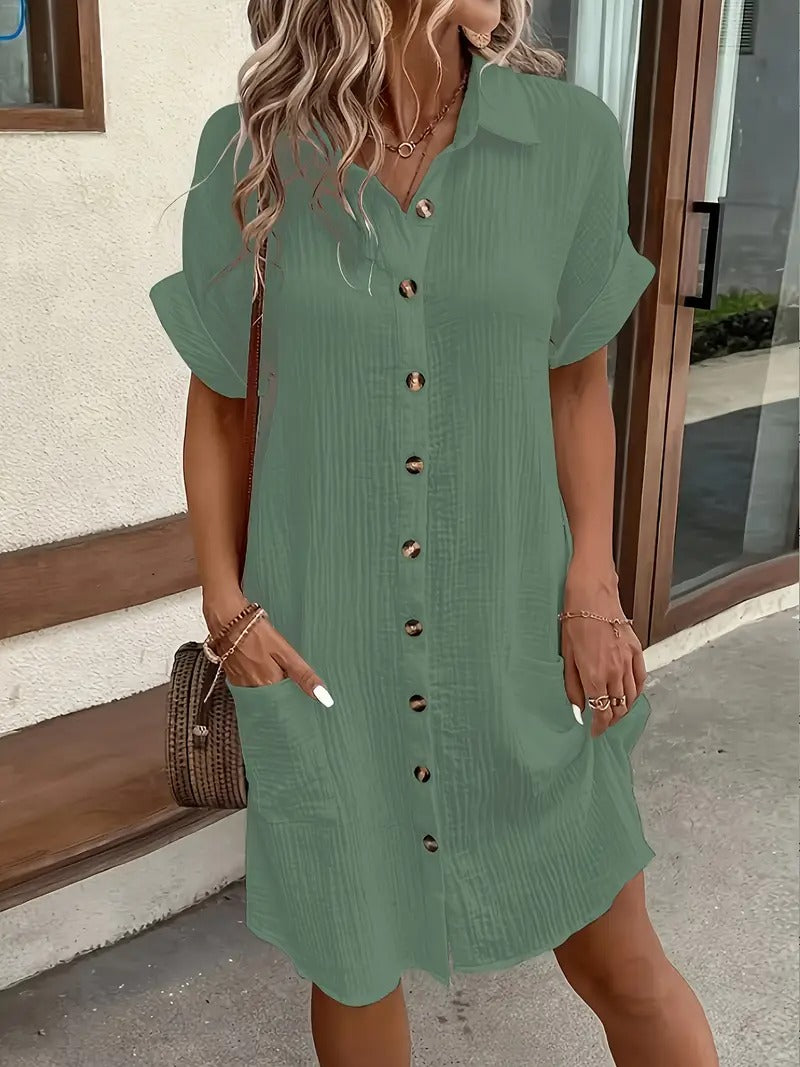 Shirt Dress in Minimalist Design – Stylish Elegance from Essentials of Sweden®