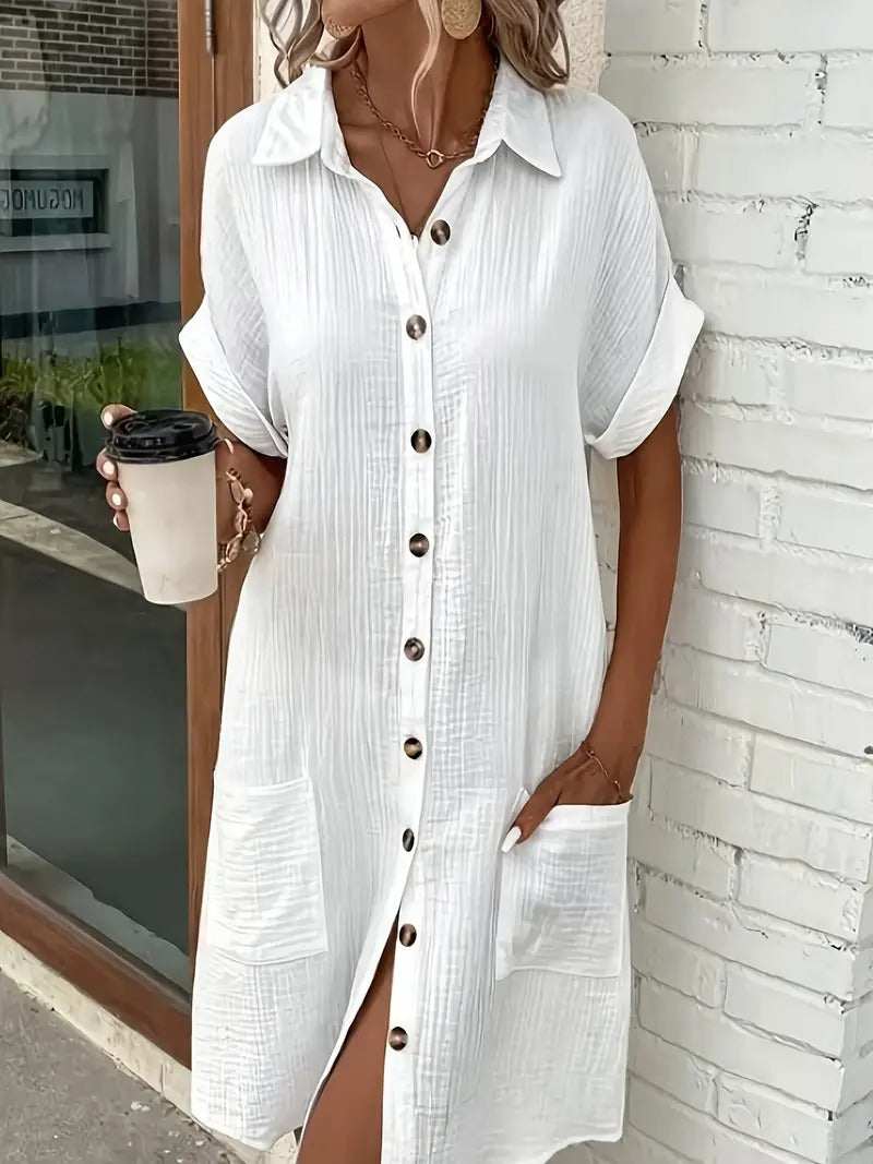 Shirt Dress in Minimalist Design – Stylish Elegance from Essentials of Sweden®