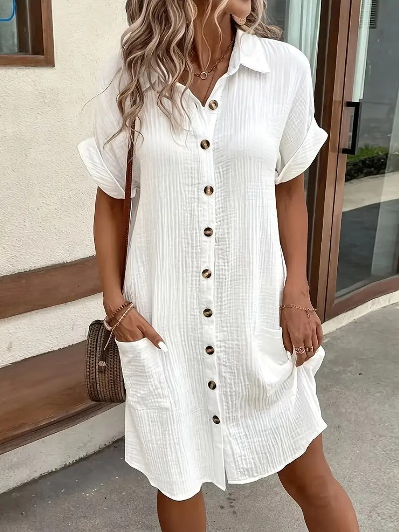 Shirt Dress in Minimalist Design – Stylish Elegance from Essentials of Sweden®
