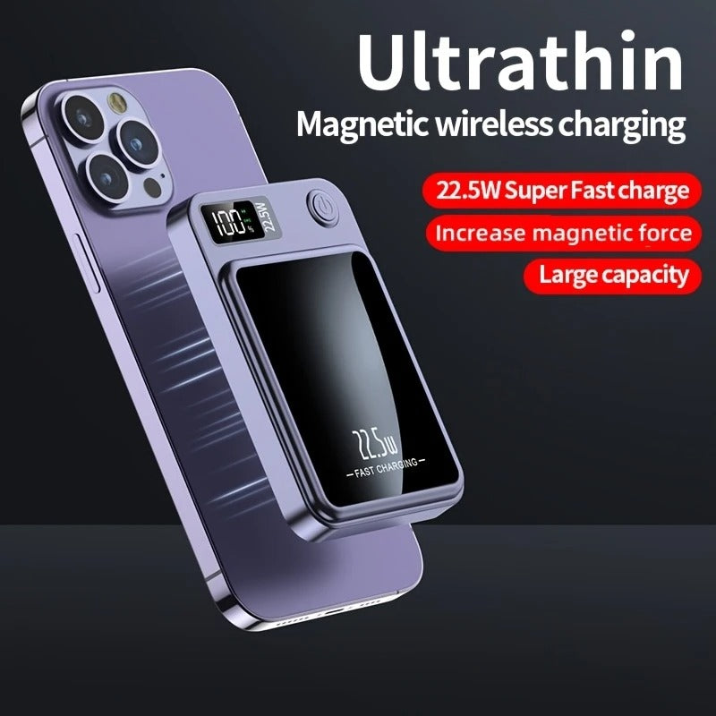 Powerful Magnetic Powerbank with Display