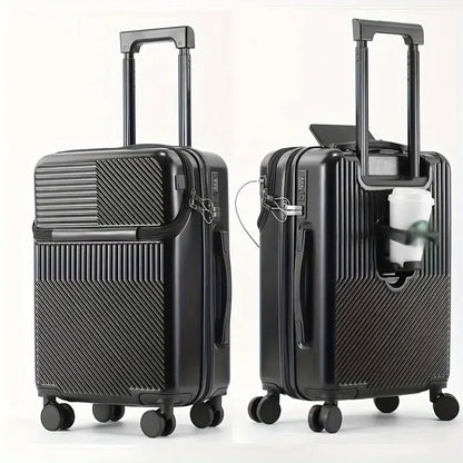 Premium Multifunctional Travel Bag with USB, Cup Holder &amp; Smart Lock