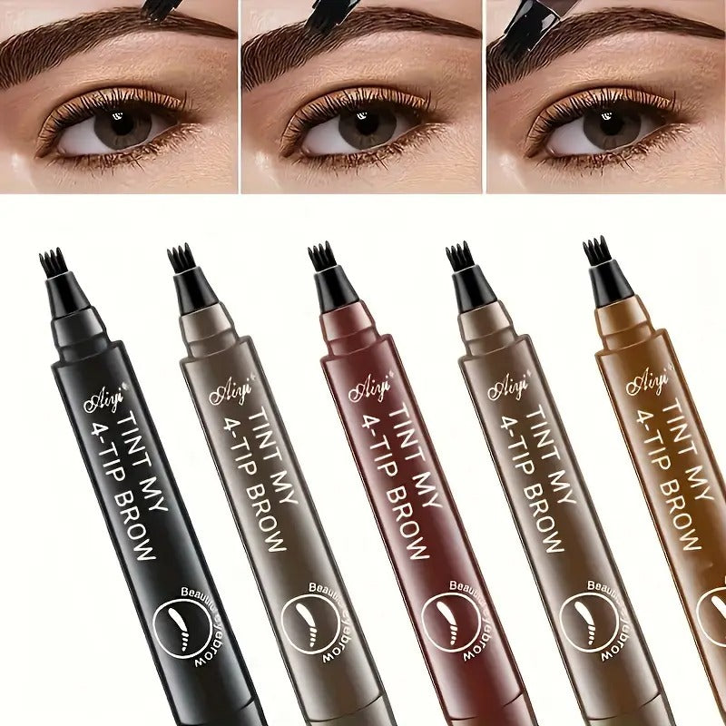 Exclusive 4-in-1 Eyebrow Pencil – Natural Color &amp; Waterproof Precision