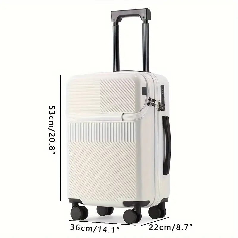 Premium Multifunctional Travel Bag with USB, Cup Holder &amp; Smart Lock
